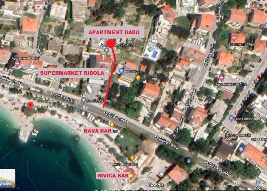 Apartment Dado Dugi Rat Bagian luar foto